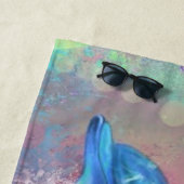 Dolphin Couple - Happy - Schöne - Strandtuch (Beispiel)