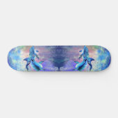Dolphin Couple - Liebe - Glück Skateboard (Horizontal)