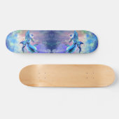 Dolphin Couple - Liebe - Glück Skateboard (Horizontal)