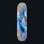 Dolphin Couple - Liebe - Glück Skateboard<br><div class="desc">Dolphin</div>