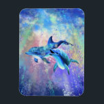 Dolphin Couple Magnet<br><div class="desc">Dolphin Couple</div>