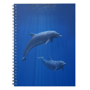 Dolphin Couple-Notebook Notizblock