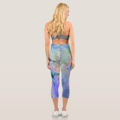 Dolphin Couple - Schön Capri Leggings (Rückseite)