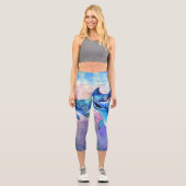 Dolphin Couple - Schön Capri Leggings (Vorderseite)