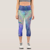 Dolphin Couple - Schön - Capri Leggings (Vorderseite)