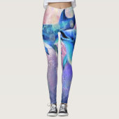 Dolphin Couple - Schön Leggings (Vorderseite)