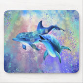 Dolphin Couple - Schön - Mousepad (Vorne)