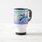Dolphin Couple Travel Mug Reisebecher (VorderseiteRechts)