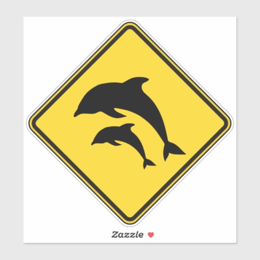 Dolphin Crossing Aufkleber (Blatt)