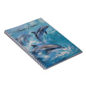 Dolphin Custom Notebook Notizblock (Rechte Seite)
