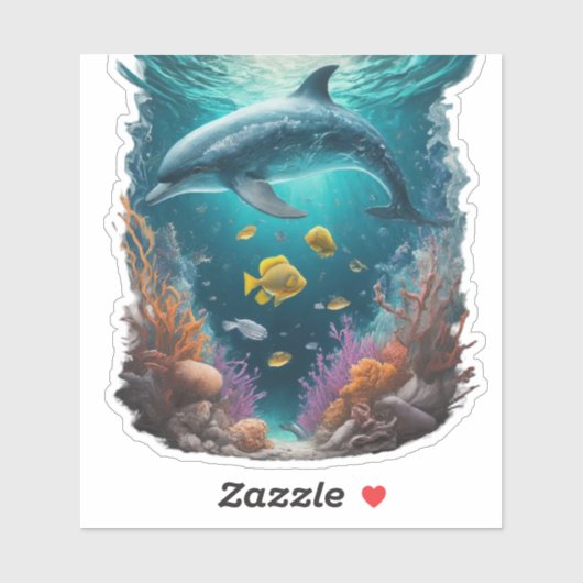 Dolphin Dance Aufkleber (Blatt)