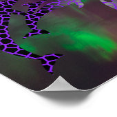 Dolphin-Delphine Landschaften Himmel Poster (Ecke)