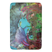 Dolphin Discovery 2 3D Aquarium Badematte (Vorderseite Vertikal)