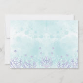 Dolphin Dive Aquarium Ocean Swim Kindergeburtstag Einladung (Rückseite)