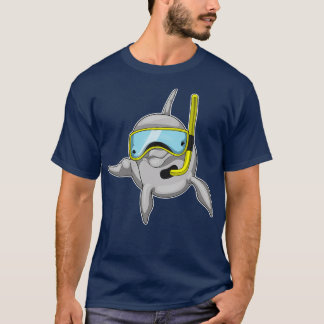 Dolphin Diver Schnorchel T-Shirt