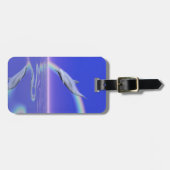 Dolphin Diving with Rainbow Gepäckanhänger (Vorderseite horizontal)