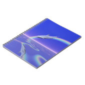Dolphin Diving with Rainbow Notizblock (Linke Seite)