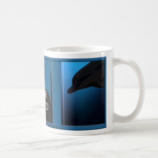 Dolphin Dolphine Foto Rahmen Tasse (Rechts)