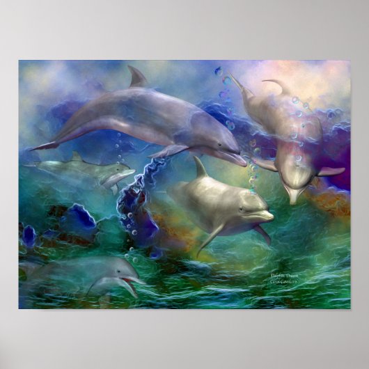 Dolphin Dream Art Poster/Print Poster (Vorne)