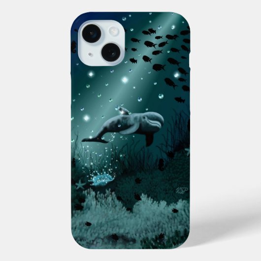 Dolphin Dream Case-Mate iPhone Hülle (Rückseite)