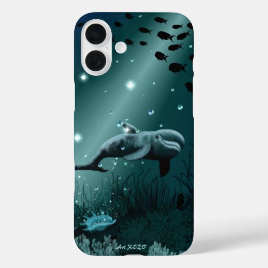 Dolphin Dream Case-Mate iPhone Hülle (Rückseite)