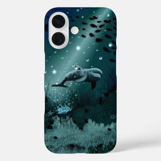 Dolphin Dream Case-Mate iPhone Hülle (Rückseite)