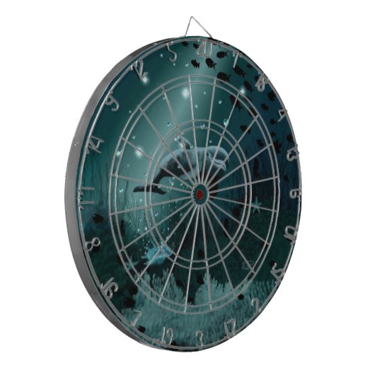 Dolphin Dream Dartscheibe (Vorderseite Links)