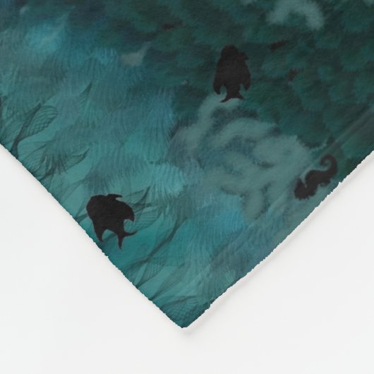 Dolphin Dream Fleecedecke (Ecke)