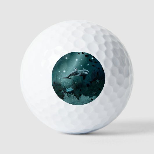 Dolphin Dream Golfball (Vorderseite)