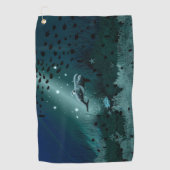 Dolphin Dream Golfhandtuch (Vorderseite)