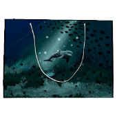Dolphin Dream Große Geschenktüte (Rückseite)