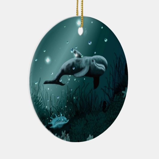 Dolphin Dream Keramikornament (Rechts)