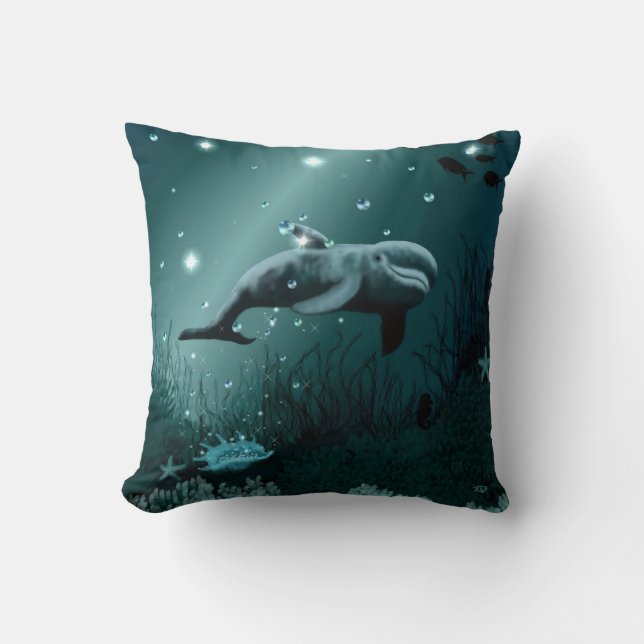 Dolphin Dream Kissen (Vorderseite)