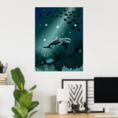 Dolphin Dream Poster (Heimbüro)