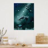 Dolphin Dream Poster (Küche)
