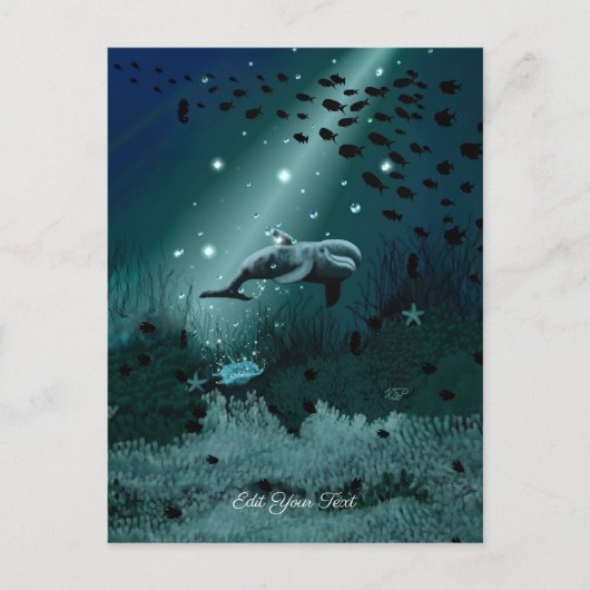 Dolphin Dream Postkarte (Vorderseite)