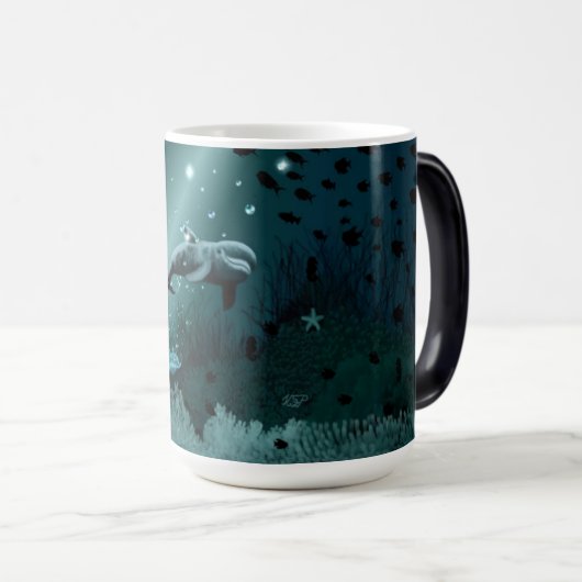 Dolphin Dream Verwandlungstasse (VorderseiteRechts)