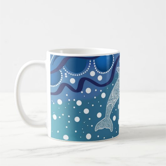 Dolphin Dreaming Kaffeetasse (Links)