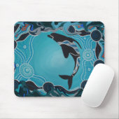 Dolphin Dreaming Mouse Mat Mousepad (Mit Mouse)