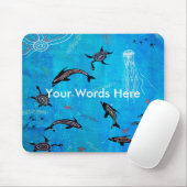 Dolphin Dreaming Mousepad (Mit Mouse)