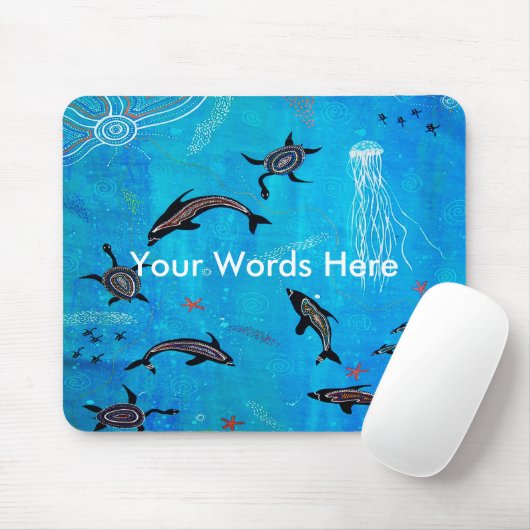 Dolphin Dreaming Mousepad (Mit Mouse)
