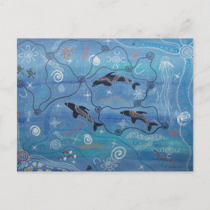 Dolphin Dreaming Postkarte