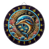 Dolphin Dreams Coral Reef Dartboard Dartscheibe (vorne)
