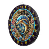 Dolphin Dreams Coral Reef Dartboard Dartscheibe (Vorderseite rechts)