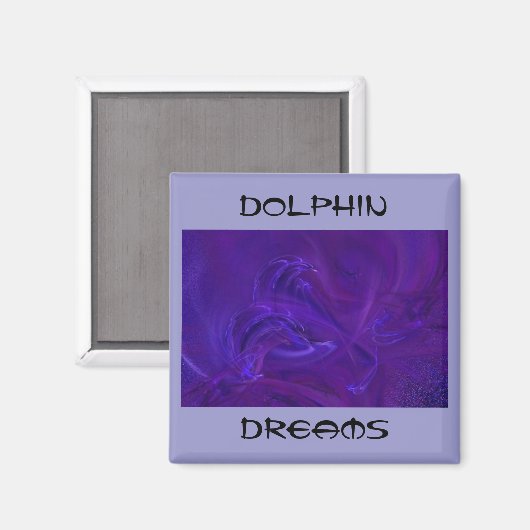 Dolphin Dreams Magnet (Vorderseite/Rückseite)