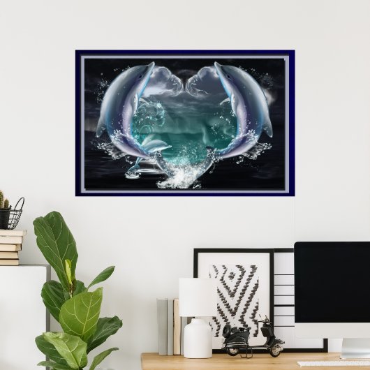Dolphin Dreams Poster (Heimbüro)