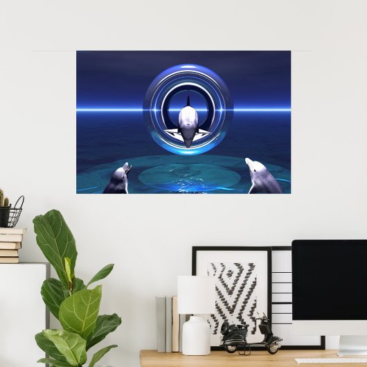 Dolphin Dreams Poster (Heimbüro)