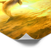 "Dolphin Dreams" Poster (Ecke)