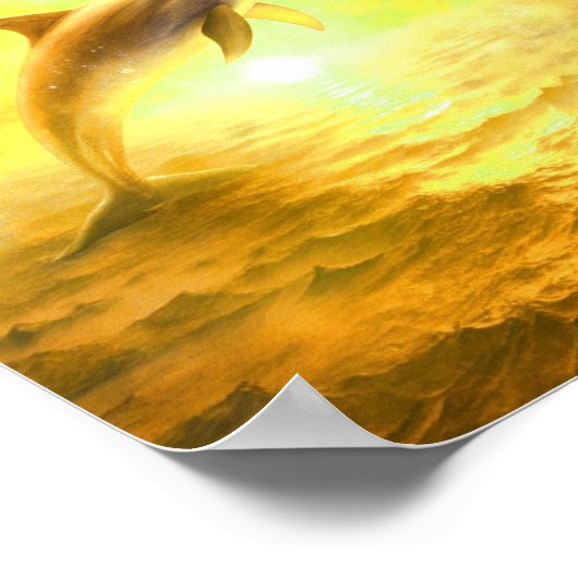 "Dolphin Dreams" Poster (Ecke)