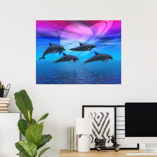 Dolphin Dreams Poster (Heimbüro)